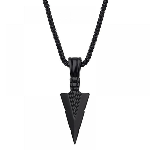 Stainless Steel Chic Gift Brothers Pendant Long Chain Necklace Jewelry Arrow 